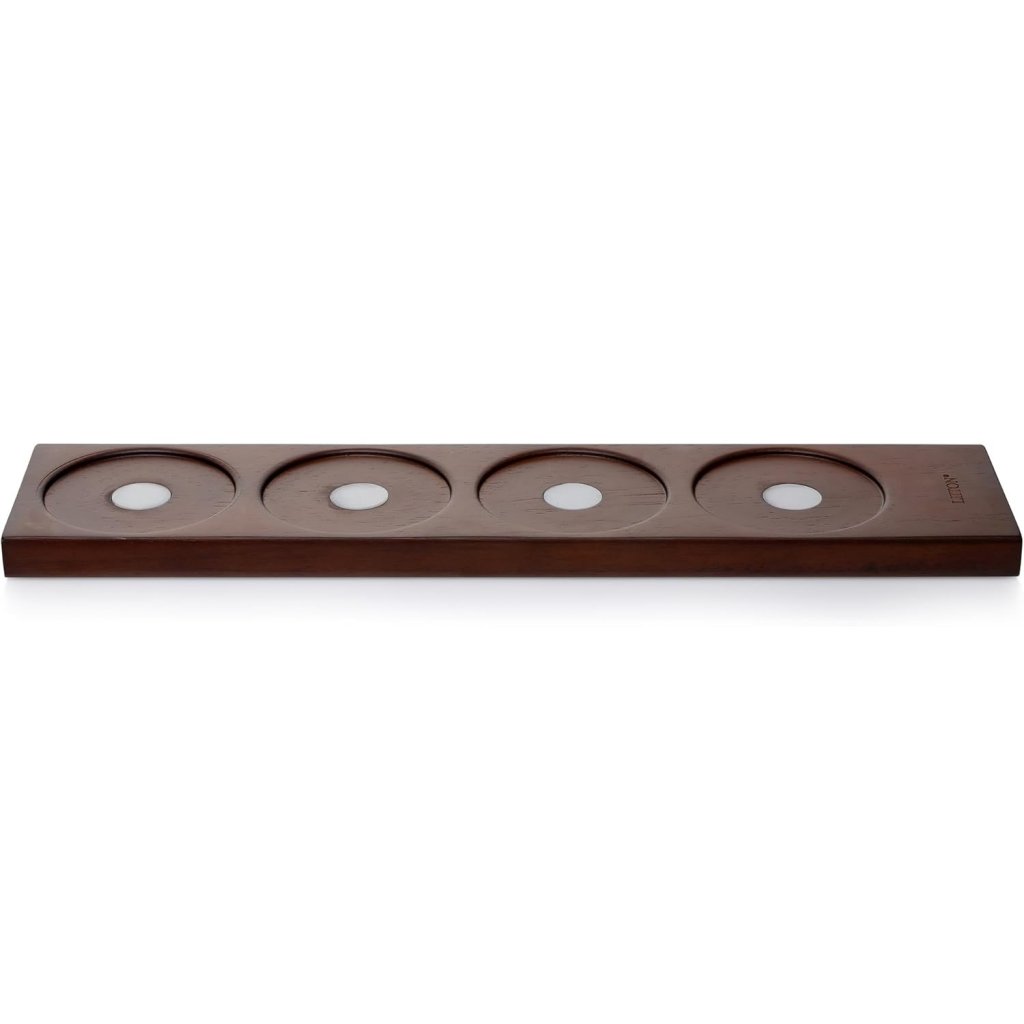 Onderzetter voor glazen WHISKEY FLIGHT 43 cm, bruin, hout, Liiton