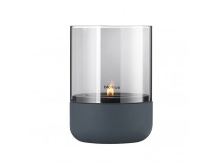 Windlicht CALMA S 14 cm, staalgrijs, Blomus