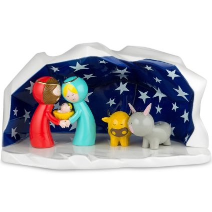 Figuur voor kerststal HAPPY ETERNITY BABY wit, Alessi