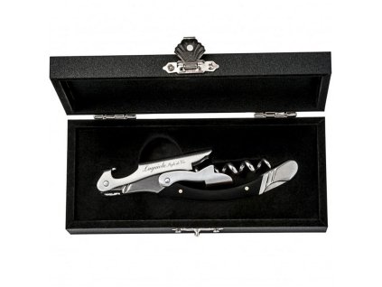 Kurkentrekker LUXURY, in geschenkverpakking, ebbenhouten handvat, Laguiole