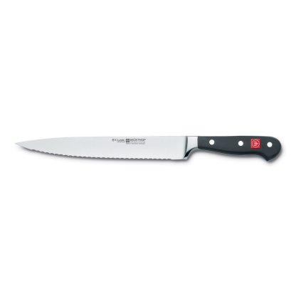 Vleesmes CLASSIC 23 cm, gekarteld lemmet, Wüsthof