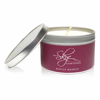 Geurkaars WINTER WARMER, brandduur 30 uur, reisverpakking, Isle of Skye Candle Company