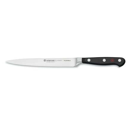 Fileermes CLASSIC 16 cm, zwart, Wüsthof
