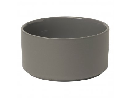 Serveerschaaltje PILAR M ⌀ 14 cm, 620 ml, donkergrijs, keramiek, Blomus