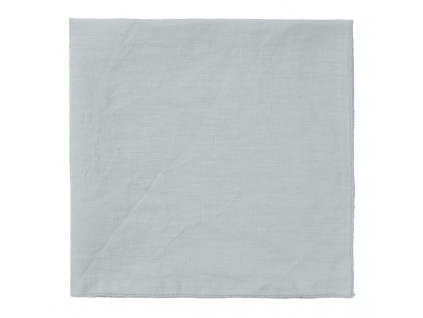 Stoffen servet LINEO 42 x 42 cm, lichtgrijs, linnen, Blomus