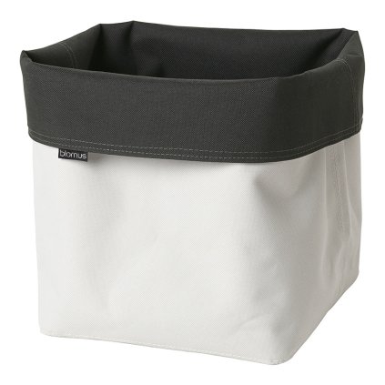 Opbergmand ARA 26 cm, dubbelzijdig, antraciet/wit, Blomus