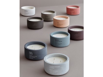 Geurkaars FRAGA ⌀ 13 cm, Sea Salt & Sage, Blomus