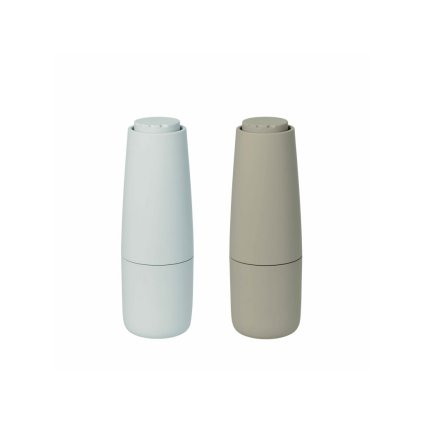 Peper- en zoutmolen (set van 2) SALPI, beige en crème, Blomus