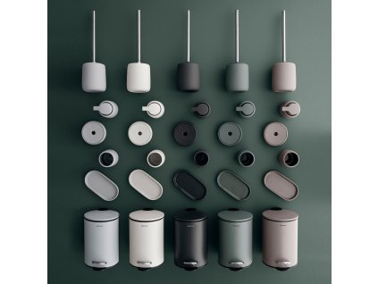 Tandenborstelbeker SONO, lichtgrijs, Blomus