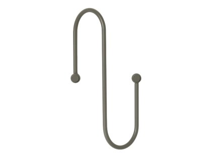 Kapstok CURL S 26 cm, donkergrijs, Blomus