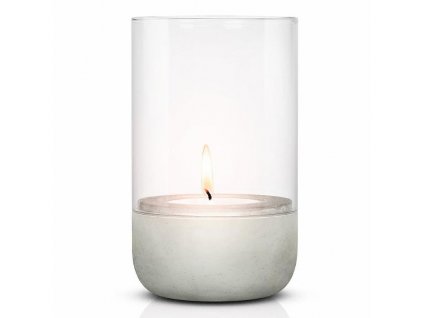 Windlicht CALMA M 22,5 cm, lichtgrijs, Blomus
