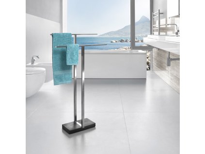 Handdoekenstandaard Menoto 50 cm, mat roestvrij staal, Blomus