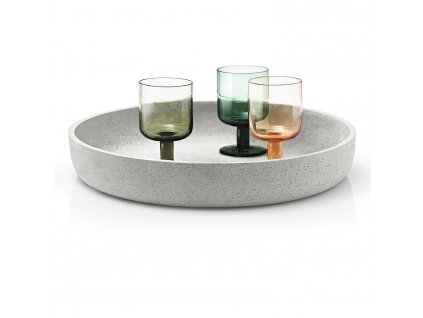 Decoratief dienblad MOON, ⌀ 40 cm, lichtgrijs, Blomus