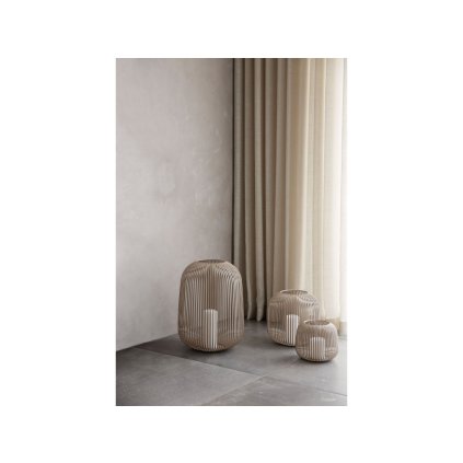 Lantaarn LITO S 17 cm, beige, staal, Blomus