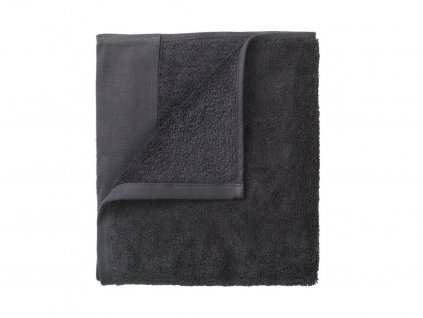 Gastendoekje RIVA set van 4 stuks, 30 x 30 cm, donkergrijs, Blomus