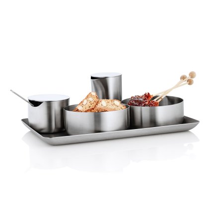 Dienblad BASIC 15 x 25 cm, roestvrij staal, Blomus