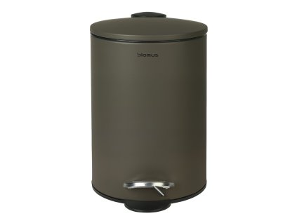 Badkamerprullenbak TUBO, 3 l, donkerbruin, Blomus