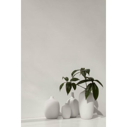 Vaas CEOLA 18 cm, wit, Blomus