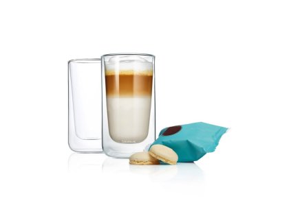 Caffe latte glas, set van 2 stuks, 320 ml, dubbelwandig, Blomus