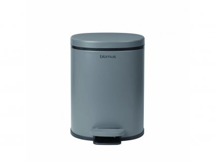 Badkamerprullenbak PARA 5 l, grijs, Blomus