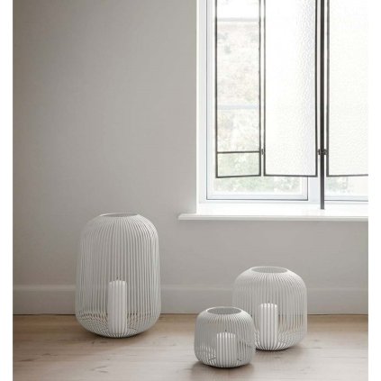 Lantaarn LITO XS 10 cm, wit, staal, Blomus