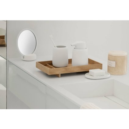 Tandenborstelbeker SONO, wit, Blomus
