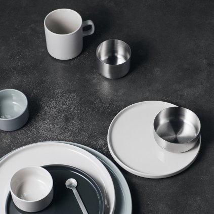 Dineerbord PILAR 27 cm, crème, Blomus