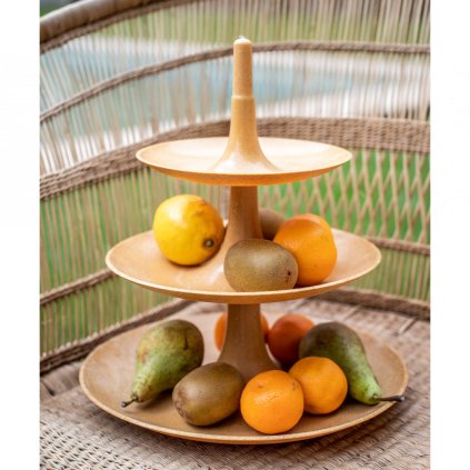 Etagère BABELL L 34 cm, naturel asgrijs, Koziol