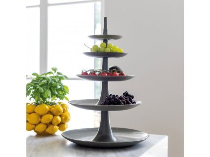 Etagère BABELL BIG 53 cm, natuurlijk asgrijs, Koziol