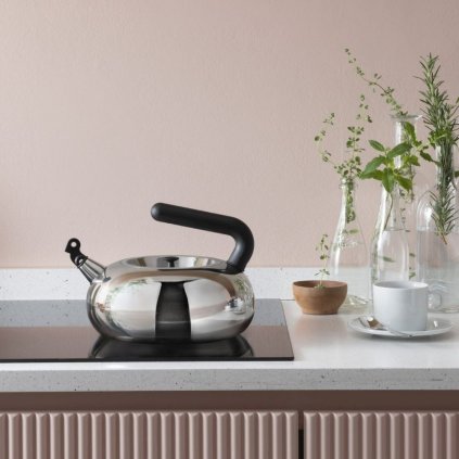 Fluitketel BULBUL, zilver, Alessi