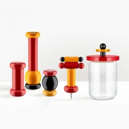 Vershoudpot 100 COLLECTION, 1 l, rood, glas, Alessi