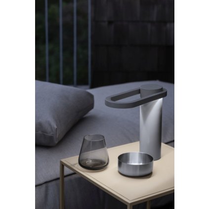 Waterglas BELO, set van 4 stuks, 280 ml, grijs, Blomus