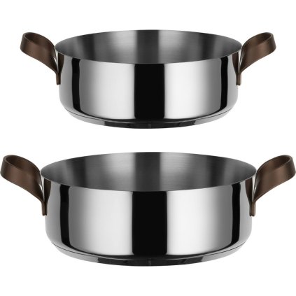 Hapjespan EDO 28 cm, roestvrij staal, Alessi