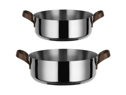 Hapjespan EDO 24 cm, roestvrij staal, Alessi