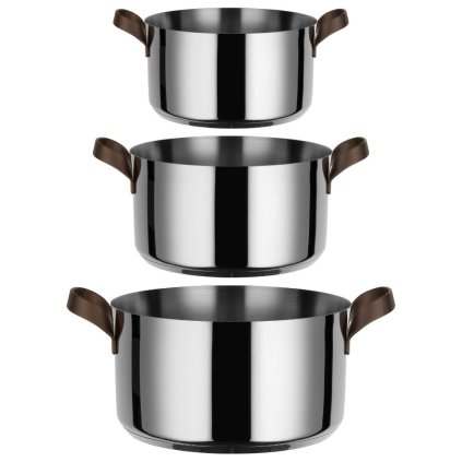 Pan EDO 20 cm, 4,9 l, roestvrij staal, Alessi