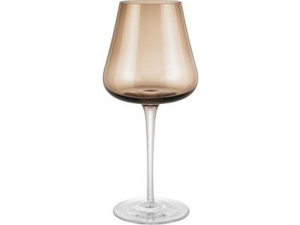 Witte wijnglas BELO, set van 2 stuks, 400 ml, bruin, Blomus