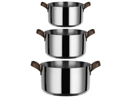 Pan EDO 24 cm, 5 l, roestvrij staal, Alessi