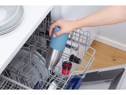 Thermosbidon BLUDROP SLEEVE 500 ml, blauw, Tefal