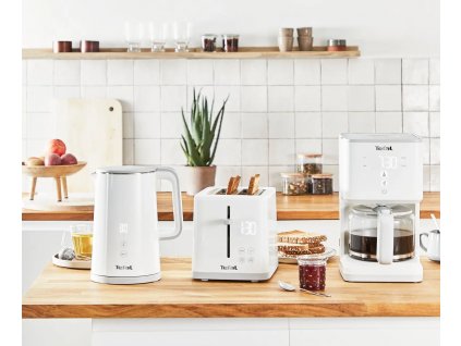 Koffiezetapparaat met druppelsysteem SENSE CM693110, wit, Tefal