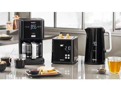Koffiezetapparaat met druppelsysteem SMART'N'LIGHT CM600810, zwart, Tefal