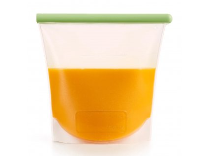 Herbruikbare vershoudzak 1,5 l, groen, Lékué