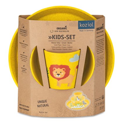 Kinderserviesset AFRICA, 3-delig, Koziol