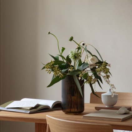 Vaas 20 cm, olijfgroen, Lyngby