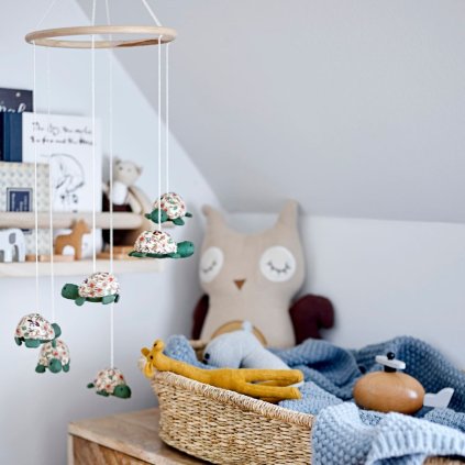 Mobile voor babykamer DOTT, groen, Bloomingville