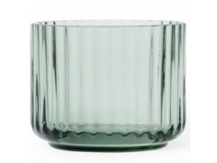 Waxinelichthouder 7 cm, groen, glas, Lyngby