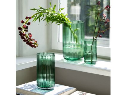 Vaas 31 cm, groen, Lyngby
