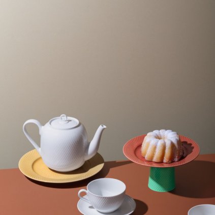 Dessertbord RHOMBE 23 cm, terracotta, Lyngby