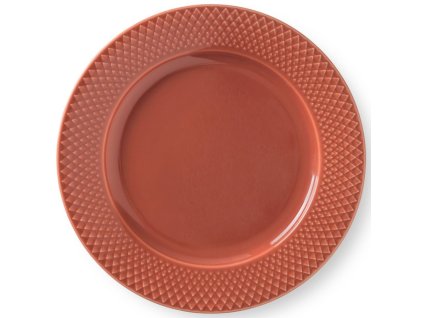 Dessertbord RHOMBE 23 cm, terracotta, Lyngby