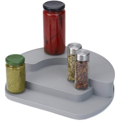 Keukenkast-organizer CUPBOARDSTORE 85195, grijs, draaibaar, Joseph Joseph