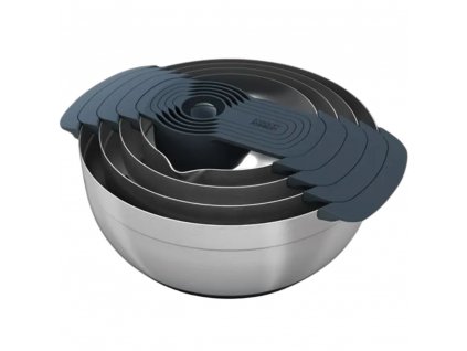Keukenkommen-set NEST 100 COLLECTION 95032, 9-delig, roestvrij staal, Joseph Joseph